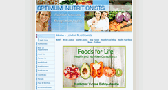 Desktop Screenshot of optimumnutritionists.com